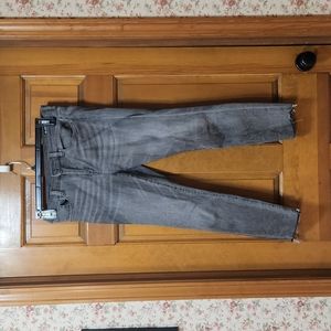 Blank NYC Women's The Bond Gray Mid-Rise Skinny Denim Jeans Size 10 Petite, EUC